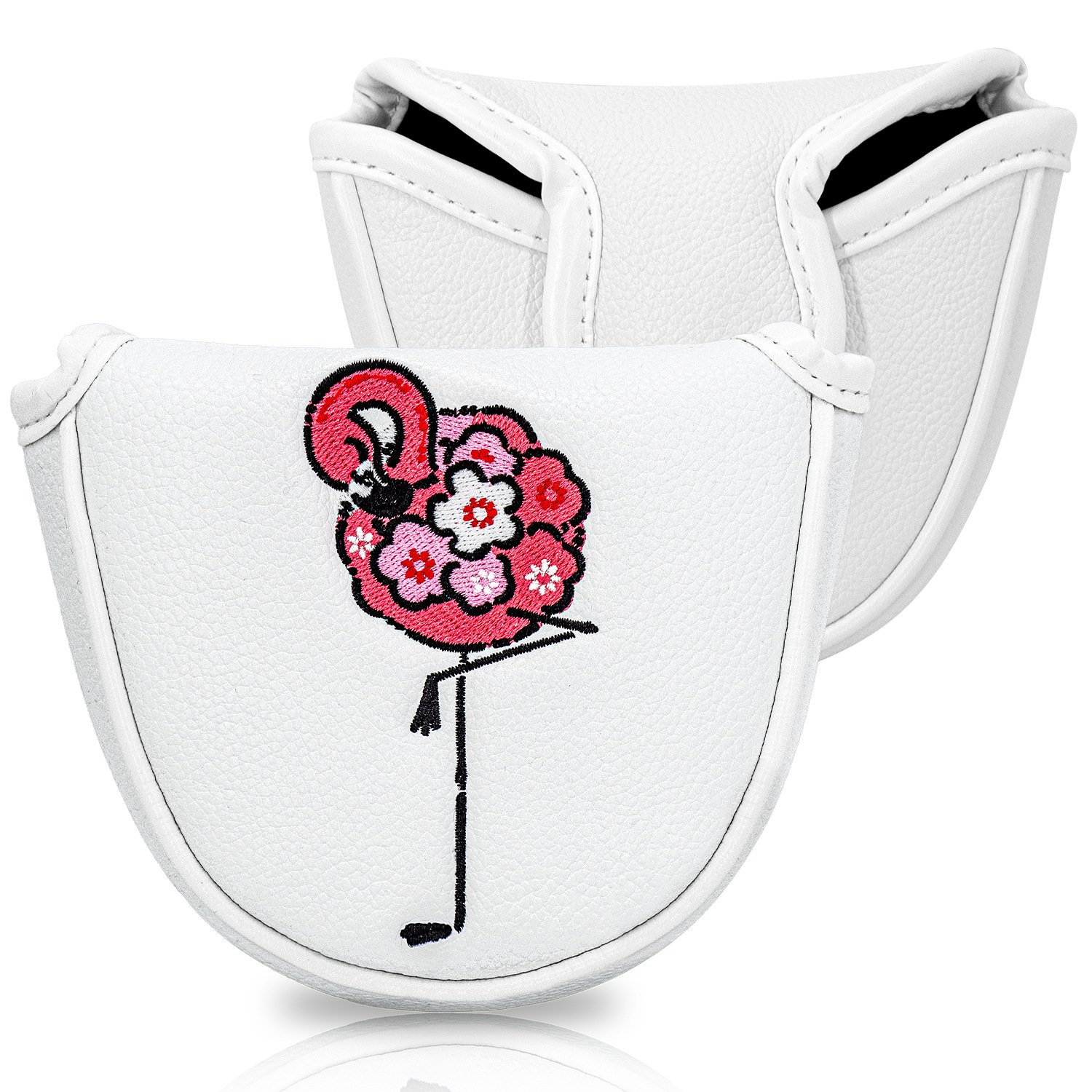 Custom Embroidery Mallet Putter Golf Headcover Factory 1 Custom Embroidery Mallet Putter Golf Headcover Factory