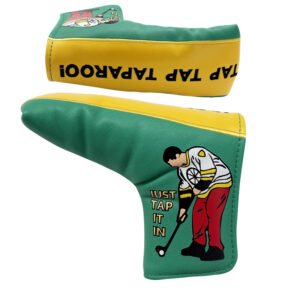 Custom Printed Logo Blade Golf Headcover Supplier