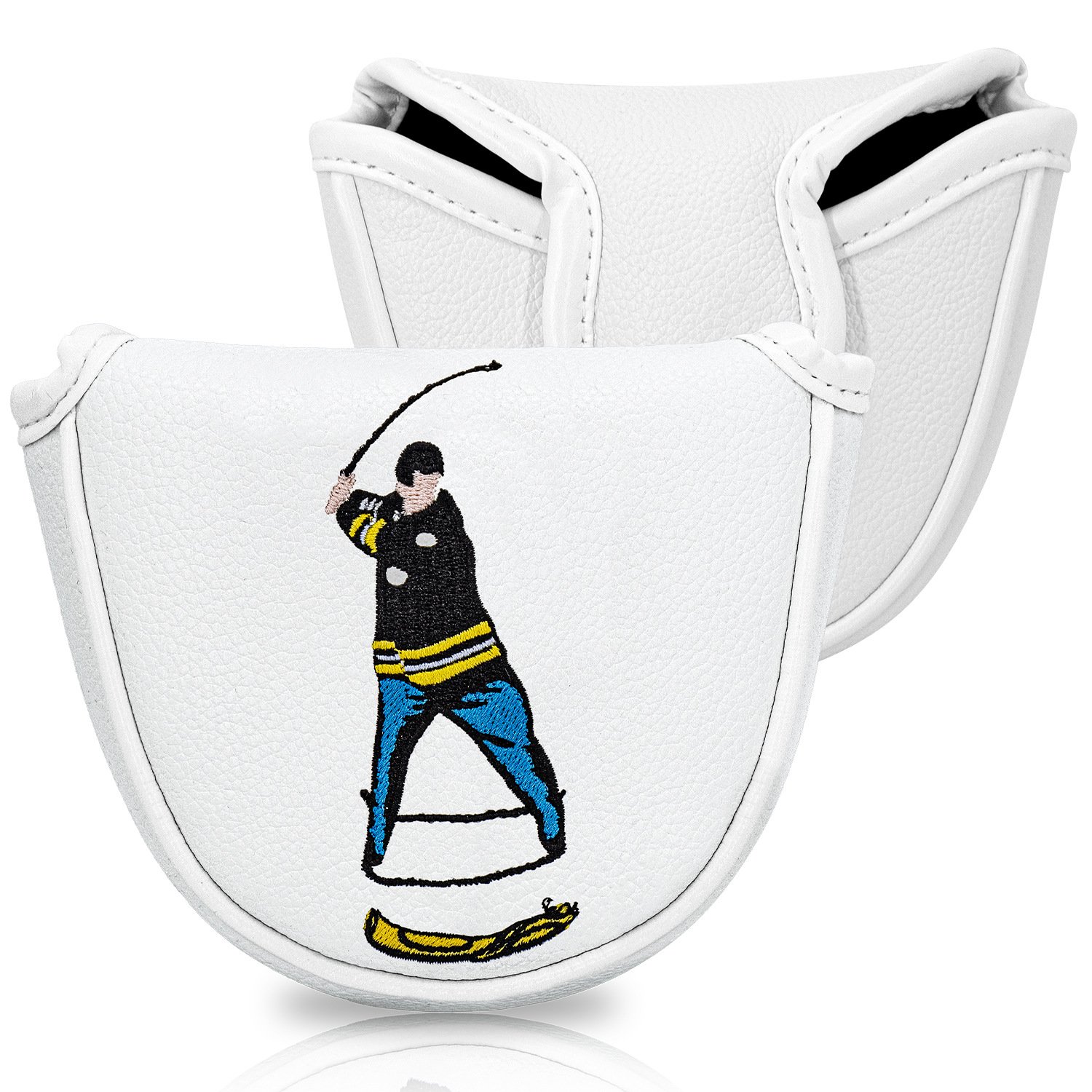 Personalized Logo Mallet Putter Cover Golf Headcover Supplier 1 Personalized Logo Mallet Putter Cover Golf Headcover Supplier