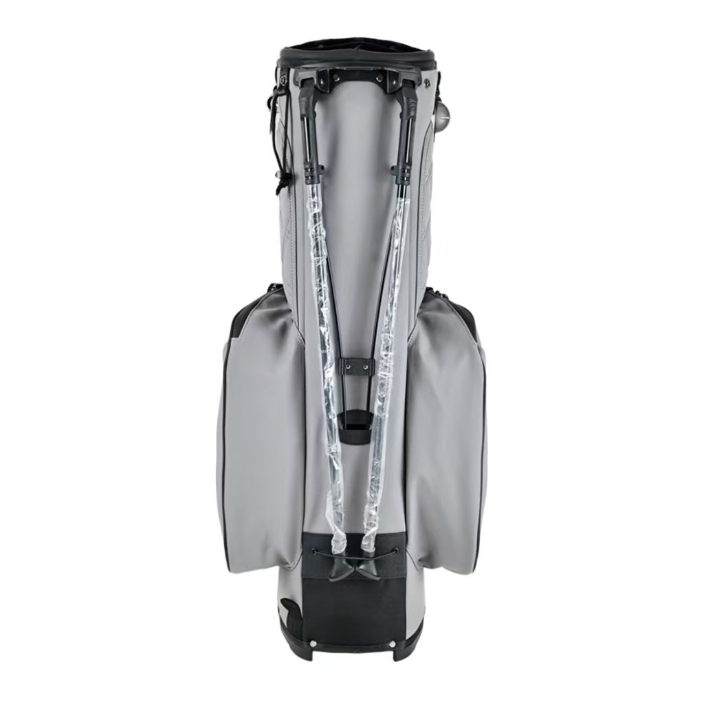 14 Way Dvider Grey PU Leather Stand Golf Bag Makers 4 Professional Golf Bag Makers With Embroidery Logo