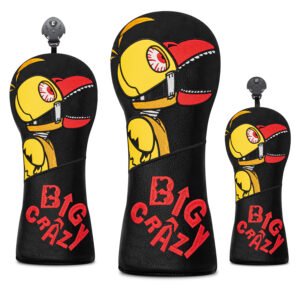 Custom Black Leather Wood Sets Golf Headcover Manufacturer