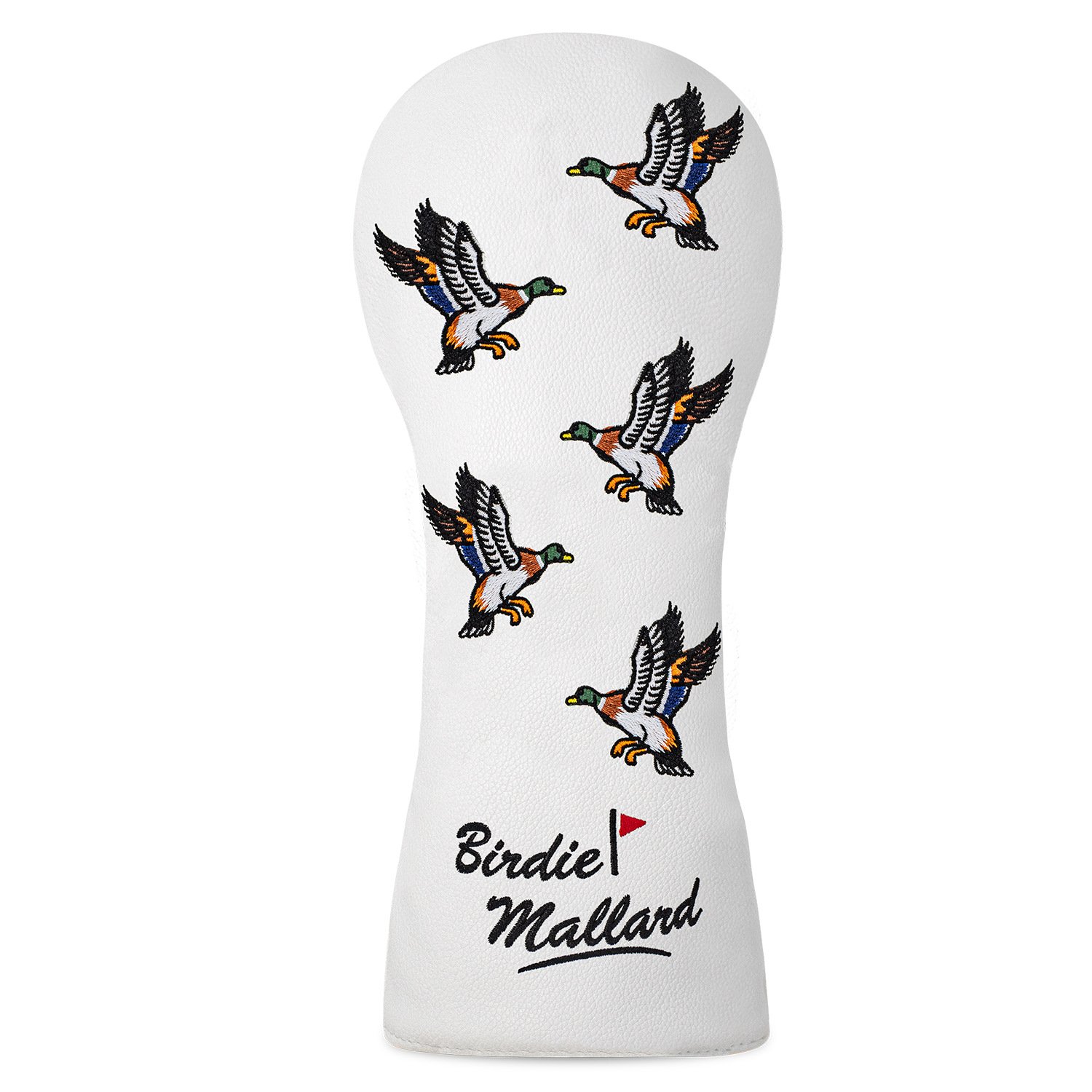 Custom White Leather Wood Sets Golf Headcover Manufacturer 4 Custom Embroidered Golf Headcover Set For Driver And Fairway Woods