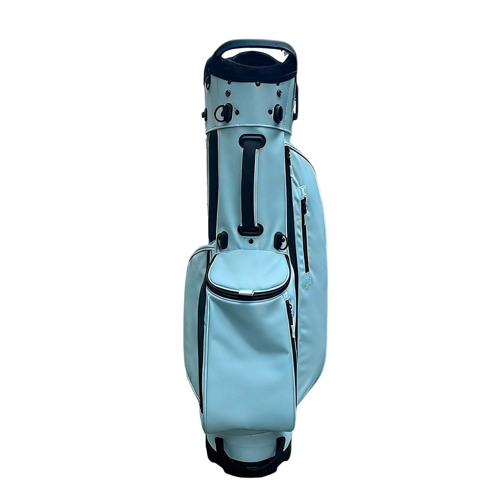 Custom 7 Way Top Waterproof Blue Nylon Golf Bag Supplier 3 Custom Golf Bag With Velvet Jewelry Pouch And Rangefinder Pocket