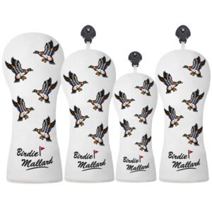 Custom White Leather Wood Sets Golf Headcover Manufacturers