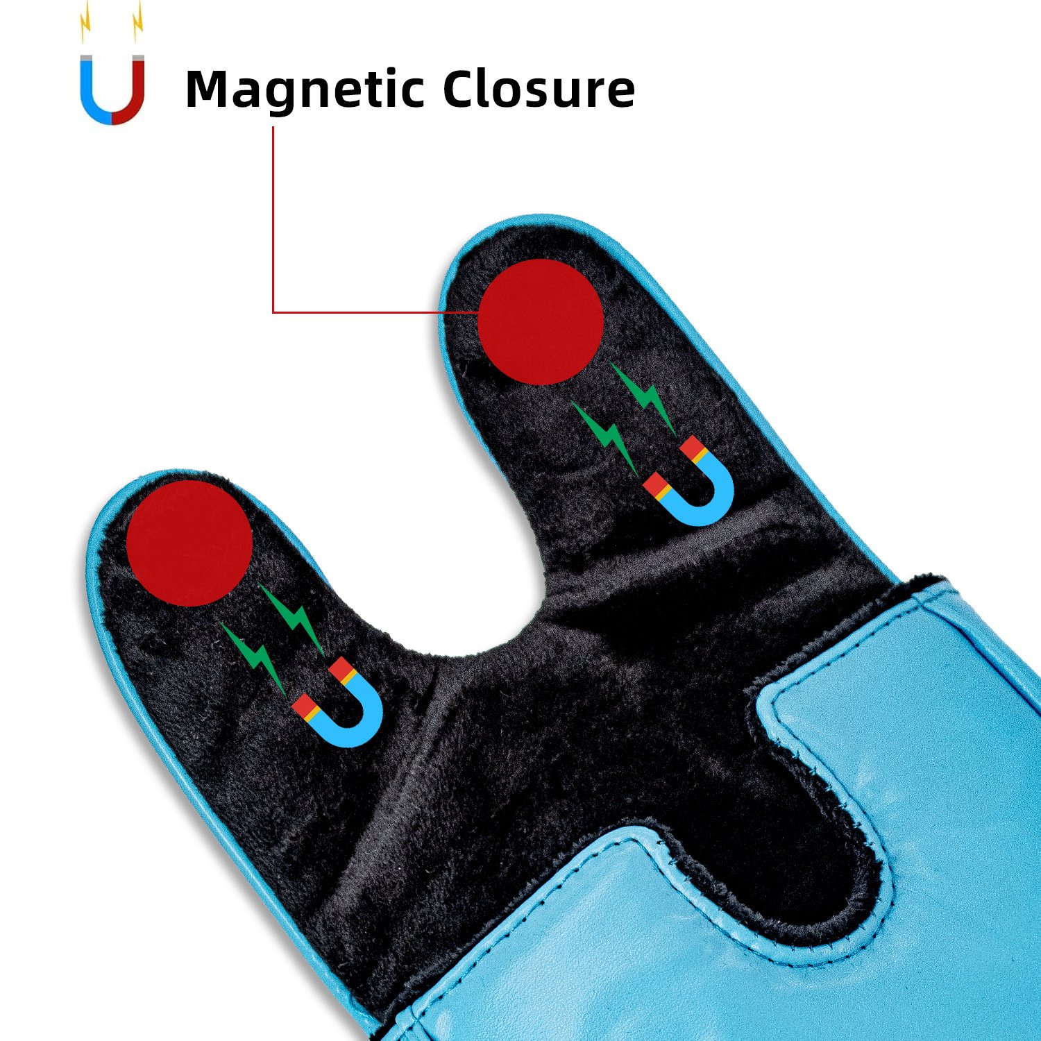 PU Leather Custom Logo Mallet Putter Golf Headcover Factory 4 Durable Embroidered Mallet Headcover With Velvet Lining