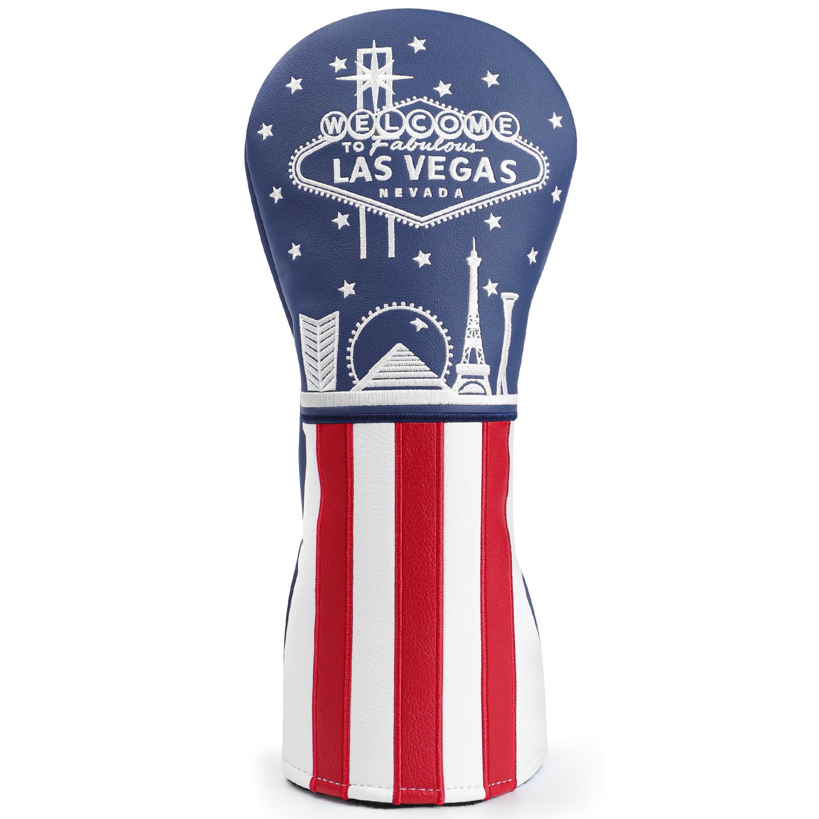 Premium Leather Custom Embroidery Wood Golf Headcover Factory 2 Durable Embroidered Wood Headcover With Velvet Lining