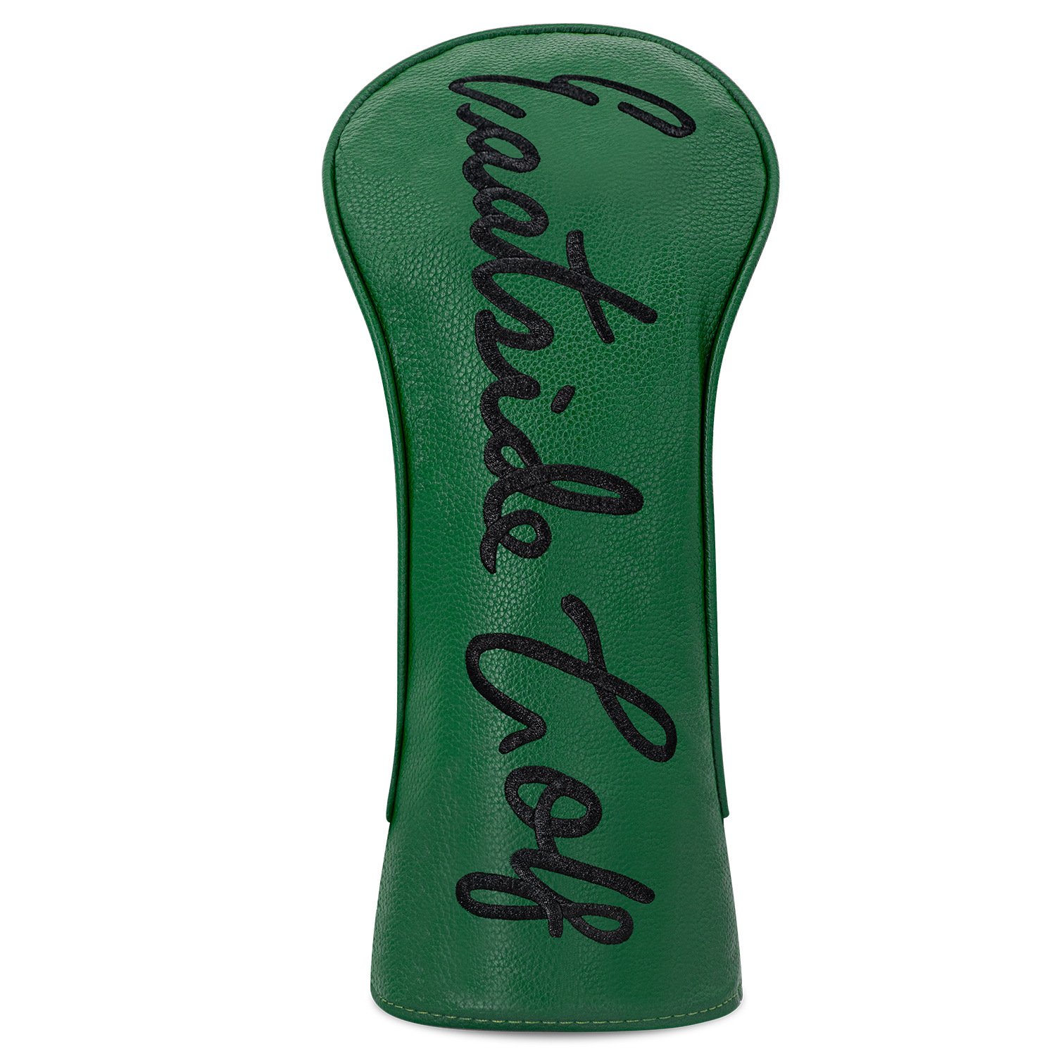 Green Leather 3D Embroidery Wood Golf Headcover Factory 3 Green Waterproof Leather Wood Cover With 3D Embroidery