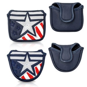Premium Embroidery Logo Mallet Golf Headcover Manufacturer