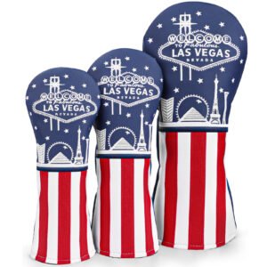 Premium Leather Custom Embroidery Wood Golf Headcover Factory