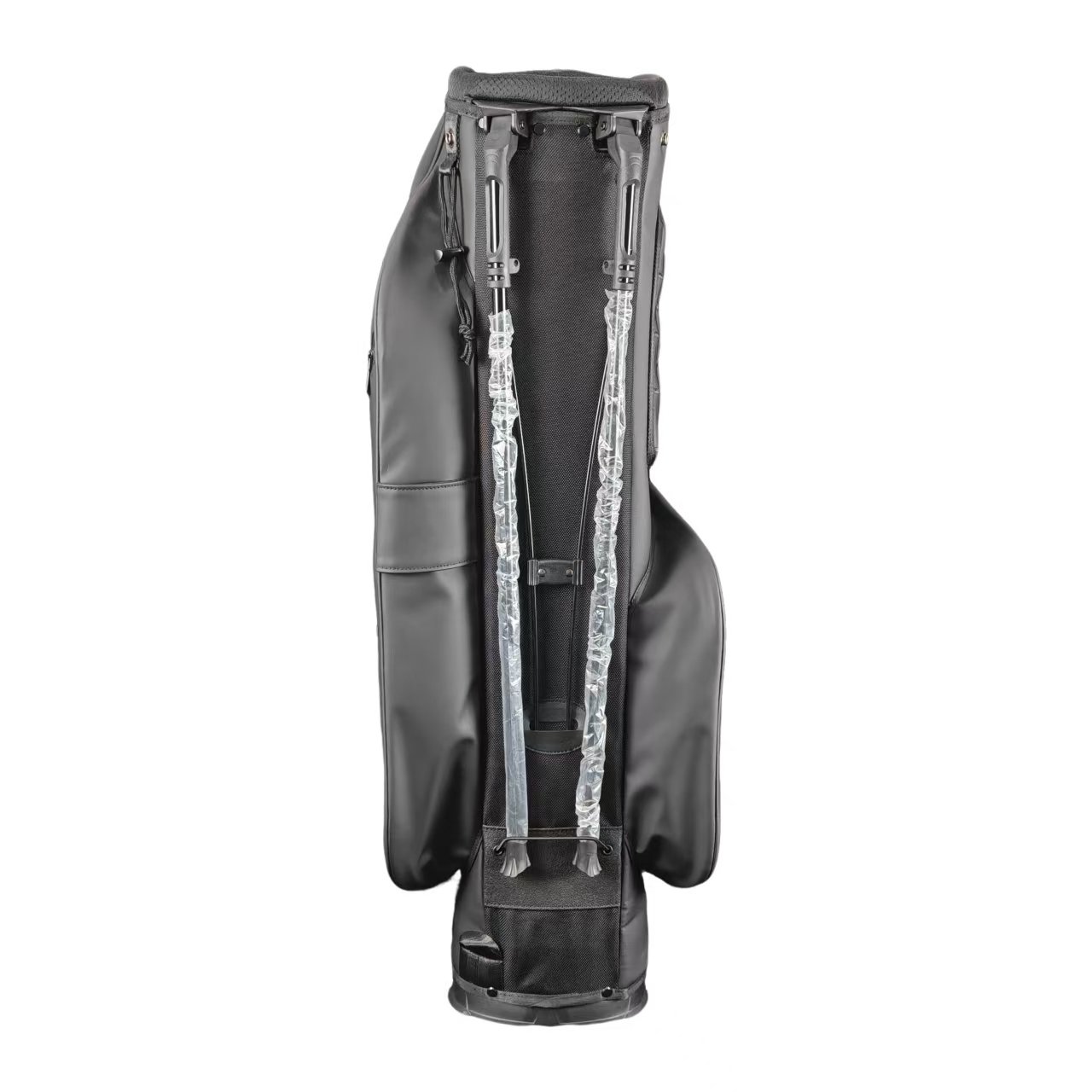 Custom Black Leather 4 Way Top Stand Golf Bag Factory 4 Professional Golf Bag Factory With Embroidery And Print Customization Logo